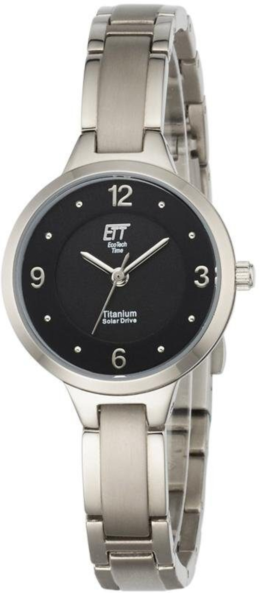 ETT Damen Armbanduhr NAMIB ELT-12044-21M Solar Drive Titan Mineralglas 28mm