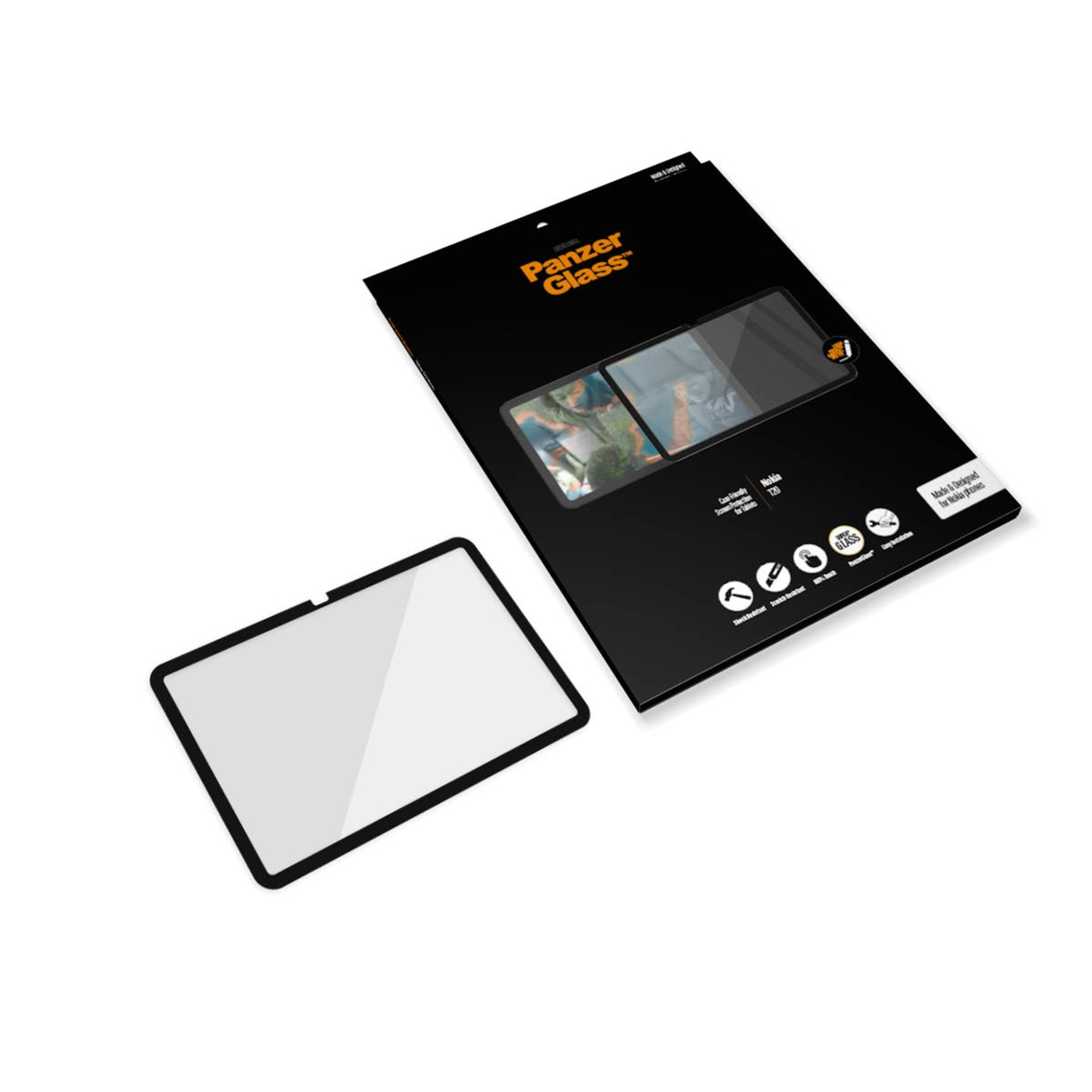 PanzerGlass™ Displayschutzglas Nokia T20 Tablet | Screen Protector Glass