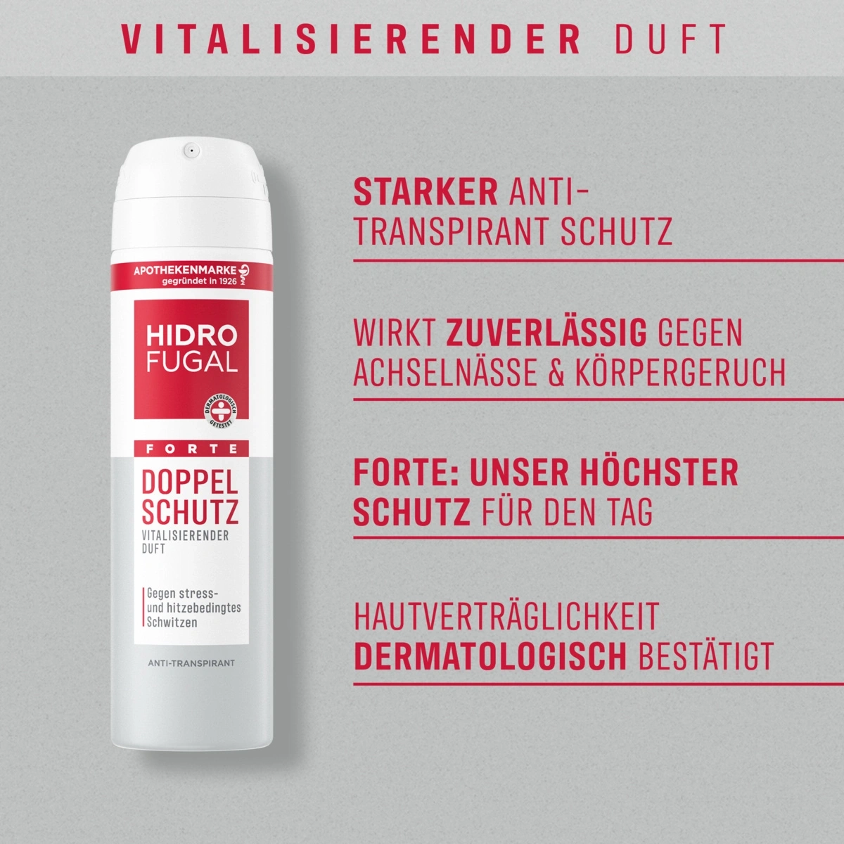 Hidro Fugal Forte Doppel Schutz Anti-Transpirant