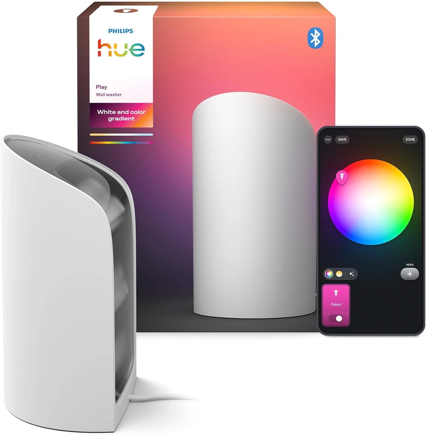 PHILIPS HUE Play Wallwasher Tischleuchte SMART TV 929003837601 RGB weiß NEU