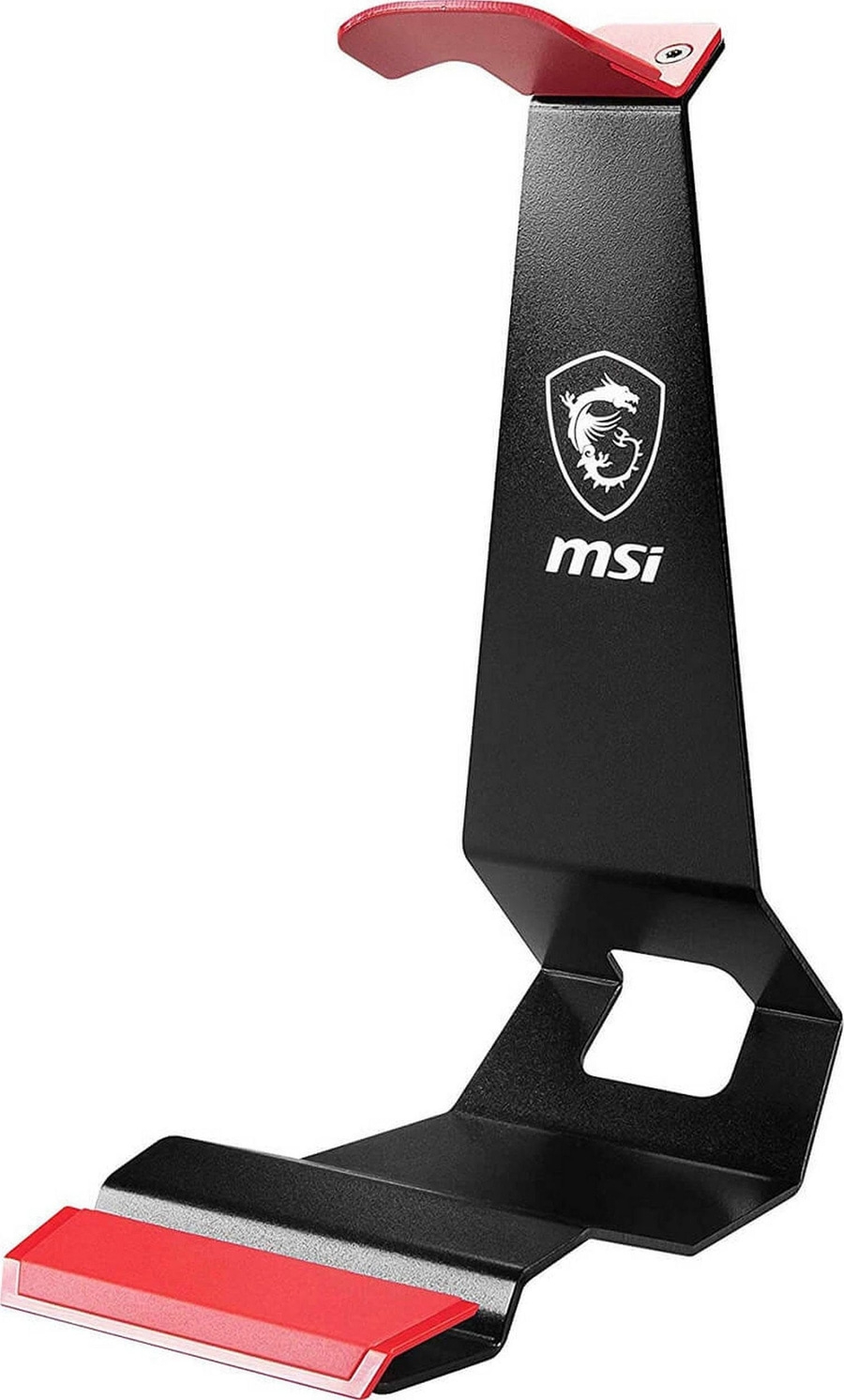 MSI Kopfhörerhalterung, schwarz mit roter Akzentfarbe, Gaming-Zubehör