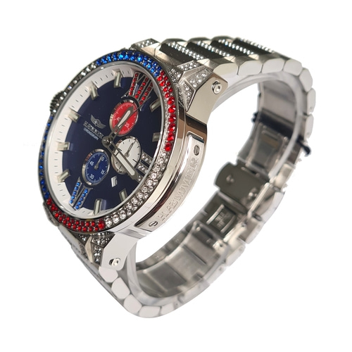 HAEMMER Armbanduhr Damen COREY E-039 Quarz Chronograph Saphirglas 45mm B-WARE