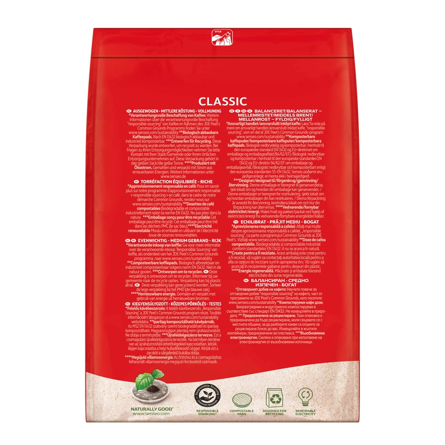 SENSEO Pads Classic Senseopads Kaffeepads 10 x 48 = 480 Getränke Softpads