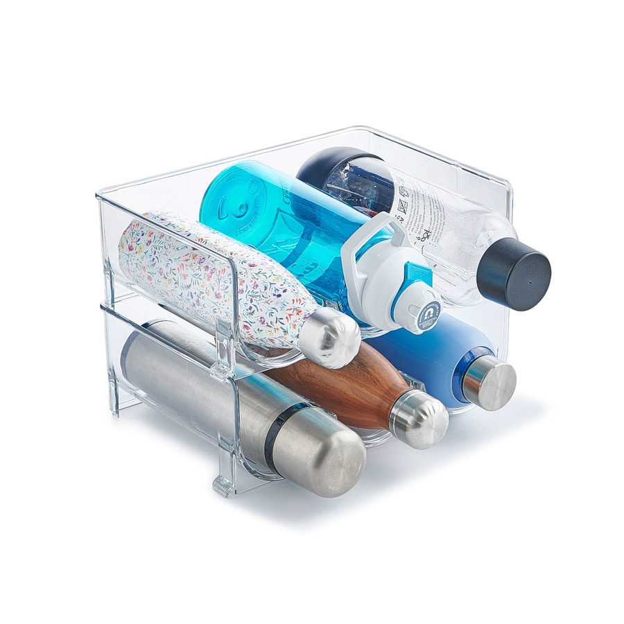 BETTY BOSSI 2er Set Flaschenregal, stapelbar für Flaschen bis 1 Liter