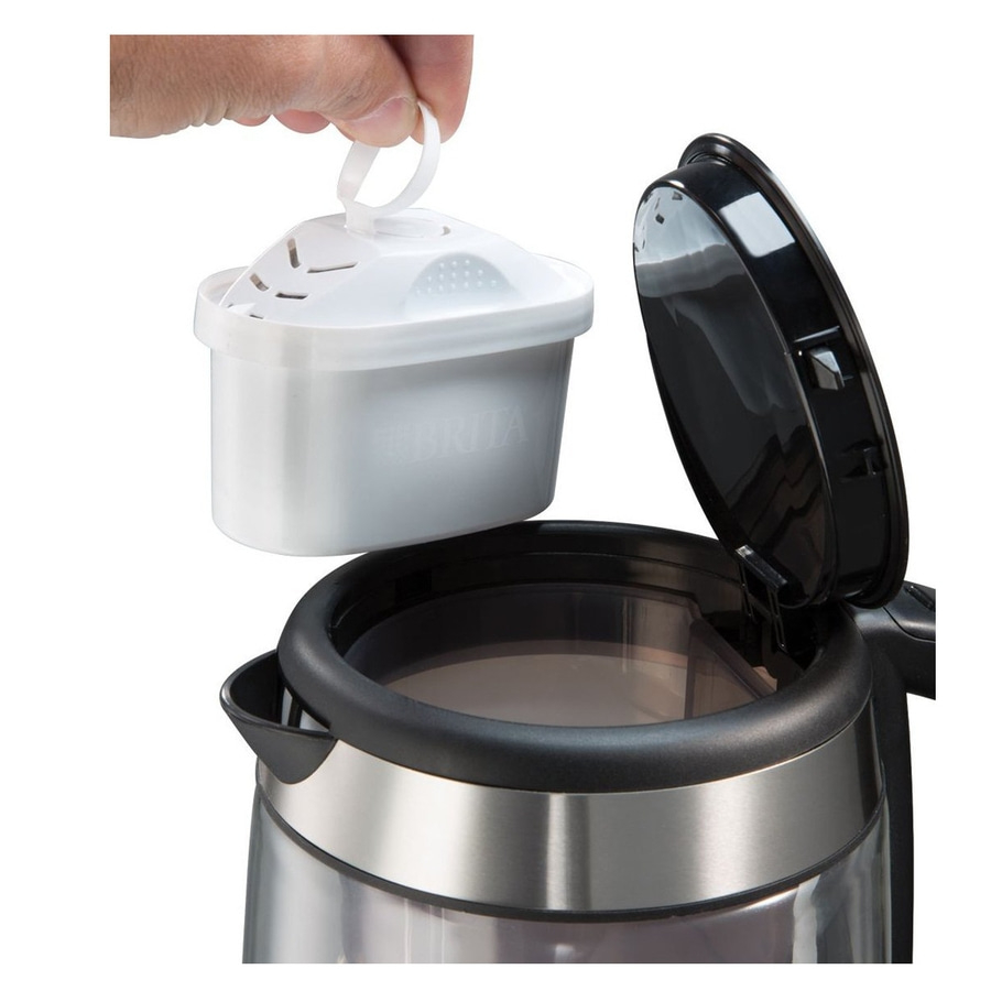 RUSSELL HOBBS Wasserkocher mit Brita Wasserfilter Clarity 20760-57 1 L silber