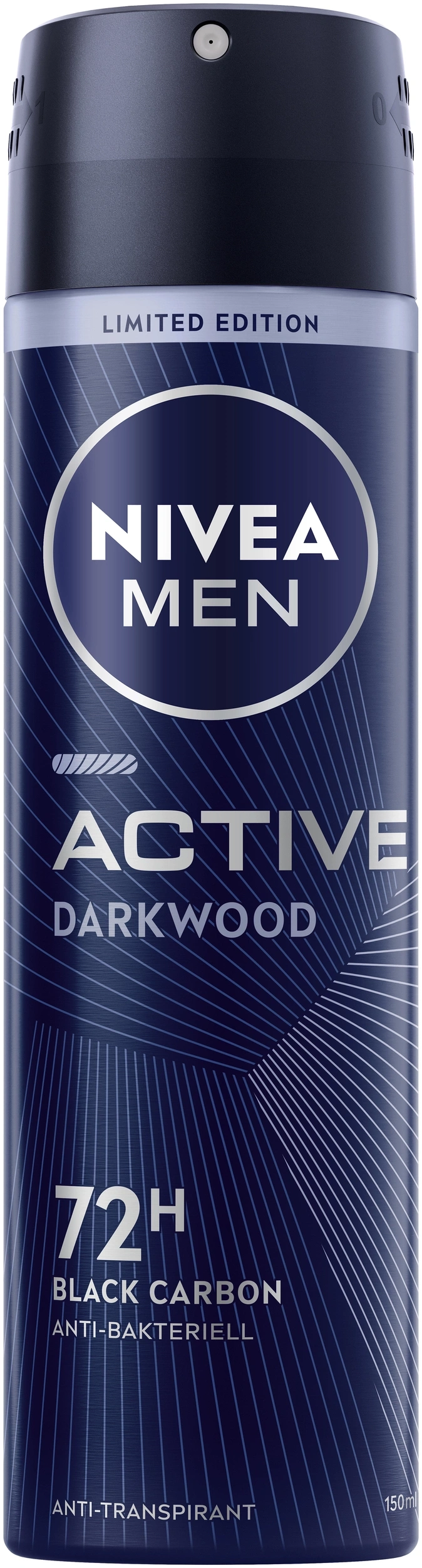NIVEA MEN Deodorant Active Darkwood Limited Edition Deo Spray 6 x 150ml