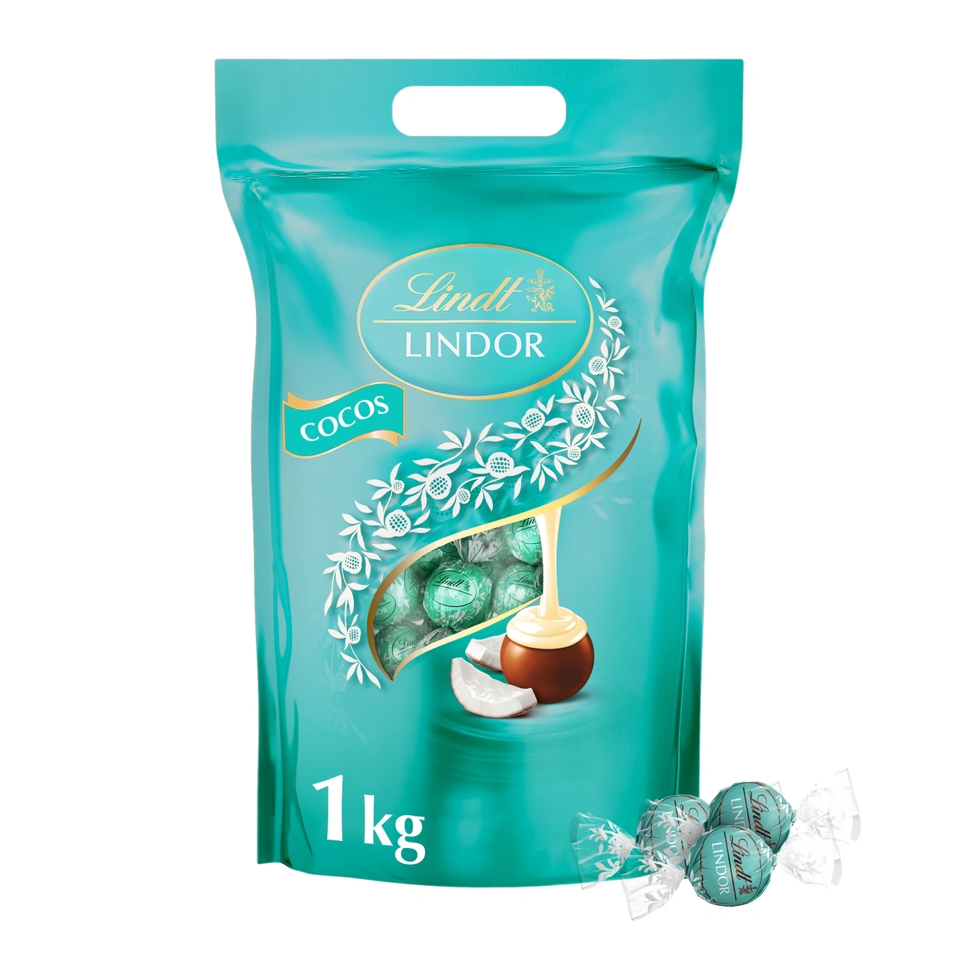 Lindt Lindor "Coccos" Schokolade Packung mit 1kg Inhalt