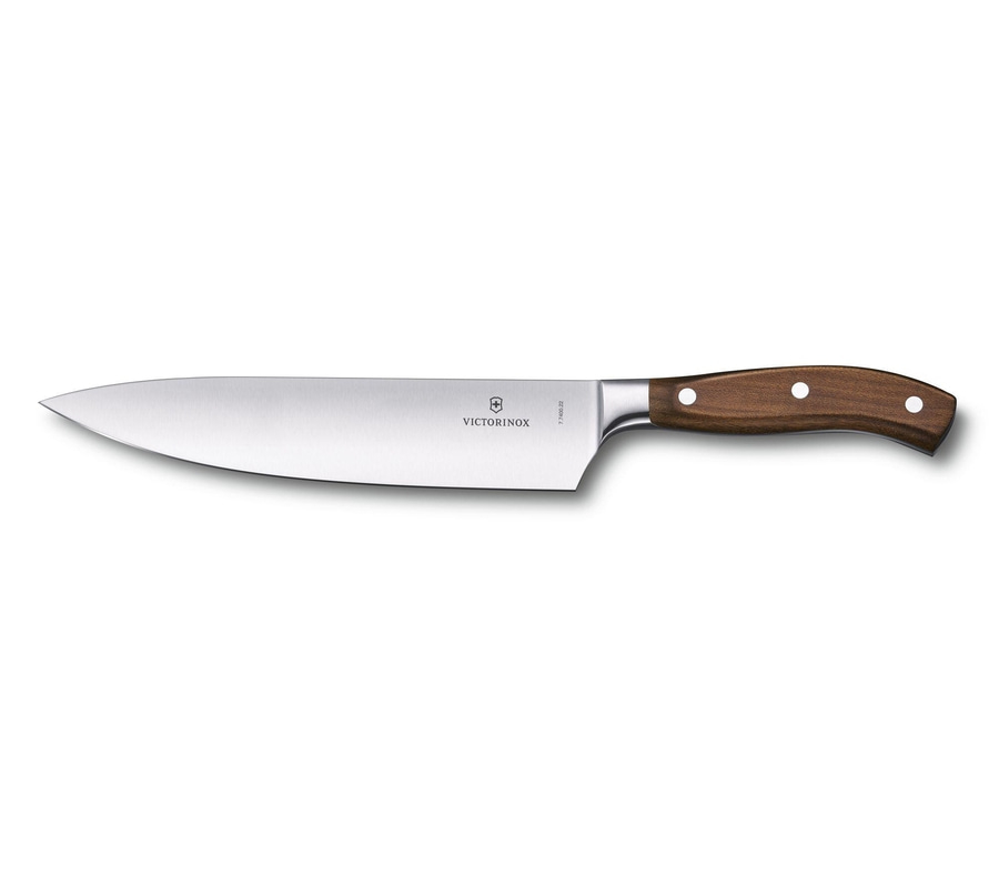 Küchenmesser mit Holzgriff, Marke Victorinox, scharfes Kochwerkzeug, Edelstahlklinge