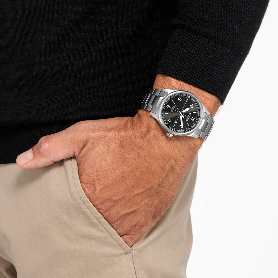 CITIZEN Herren Armbanduhr BM7570-80E Herrenuhr Saphirglas 42mm B-Ware