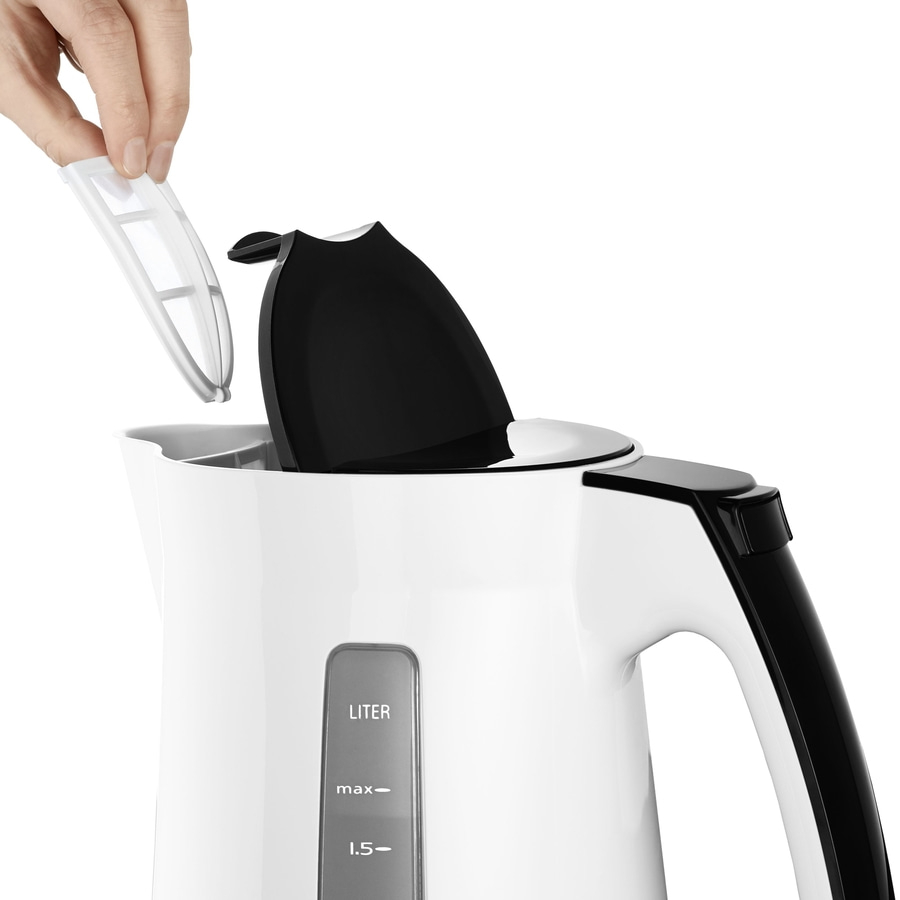 MELITTA Wasserkocher ENJOY Aqua 100301 1,7L 2400 W Schwarz/Weiß