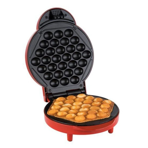 KORONA Bubble Waffeleisen 1000 Watt 41005 18 cm Durchmesser Rutschfest rot NEU