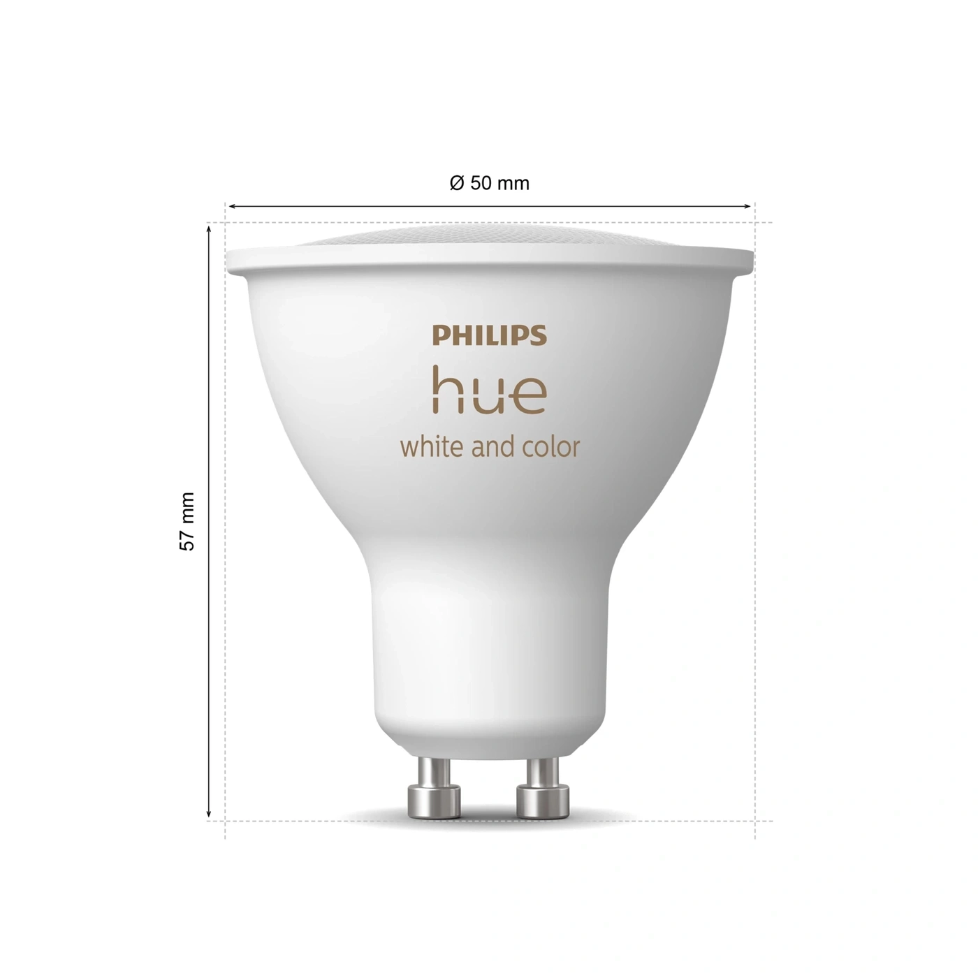 PHILIPS Hue WCA GU10 Smart LED Starter Set 3x Color Spot Smart Bulb + Bridge NEU