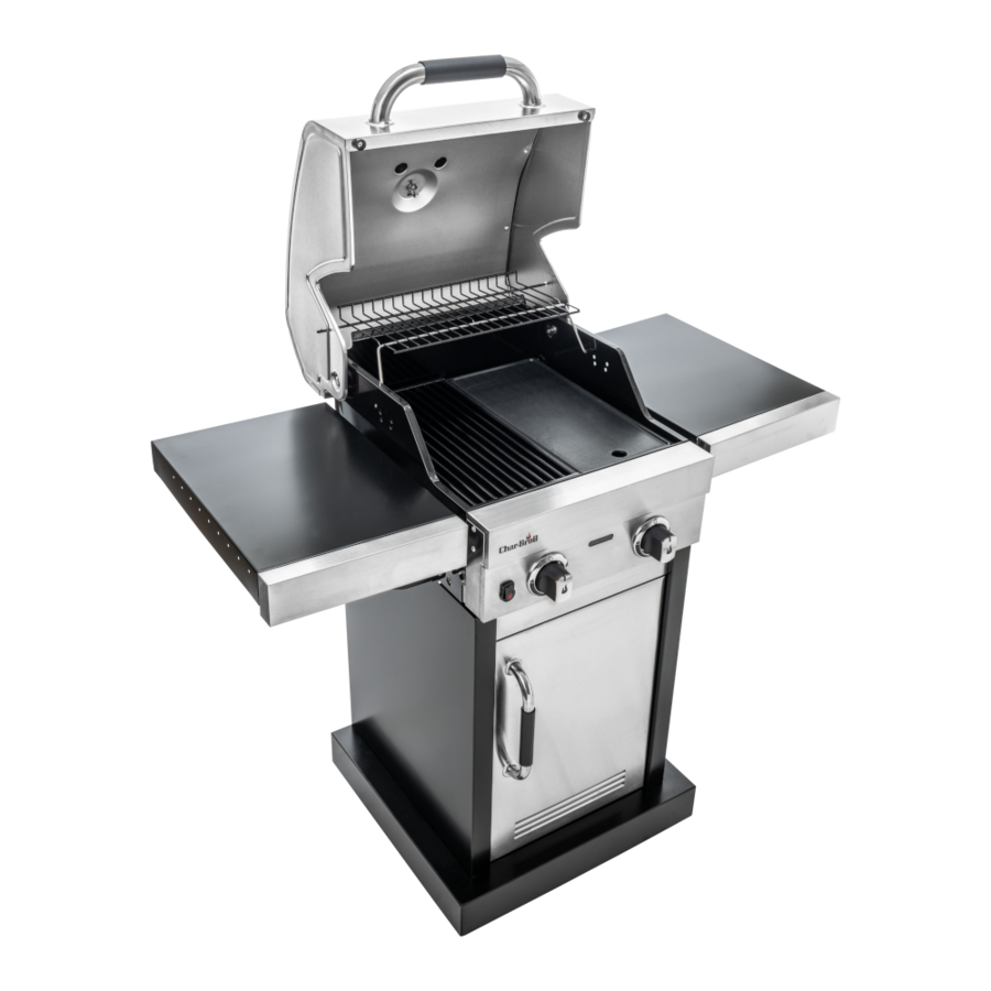 CHAR-BROIL ADVANTAGE 225S 2-Brenner Gasgrill + Grillplatte 6.15 kW NEU