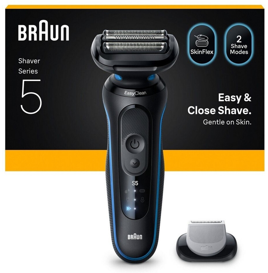 Braun Rasierer Serie 5 mit SkinFlex und 2 Schergeschwindigkeiten