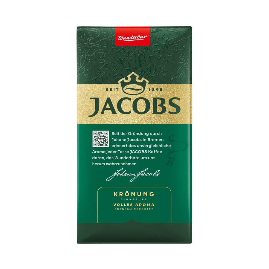 JACOBS Filterkaffee Krönung Röstkaffee gemahlen klassich 6 x 500 g
