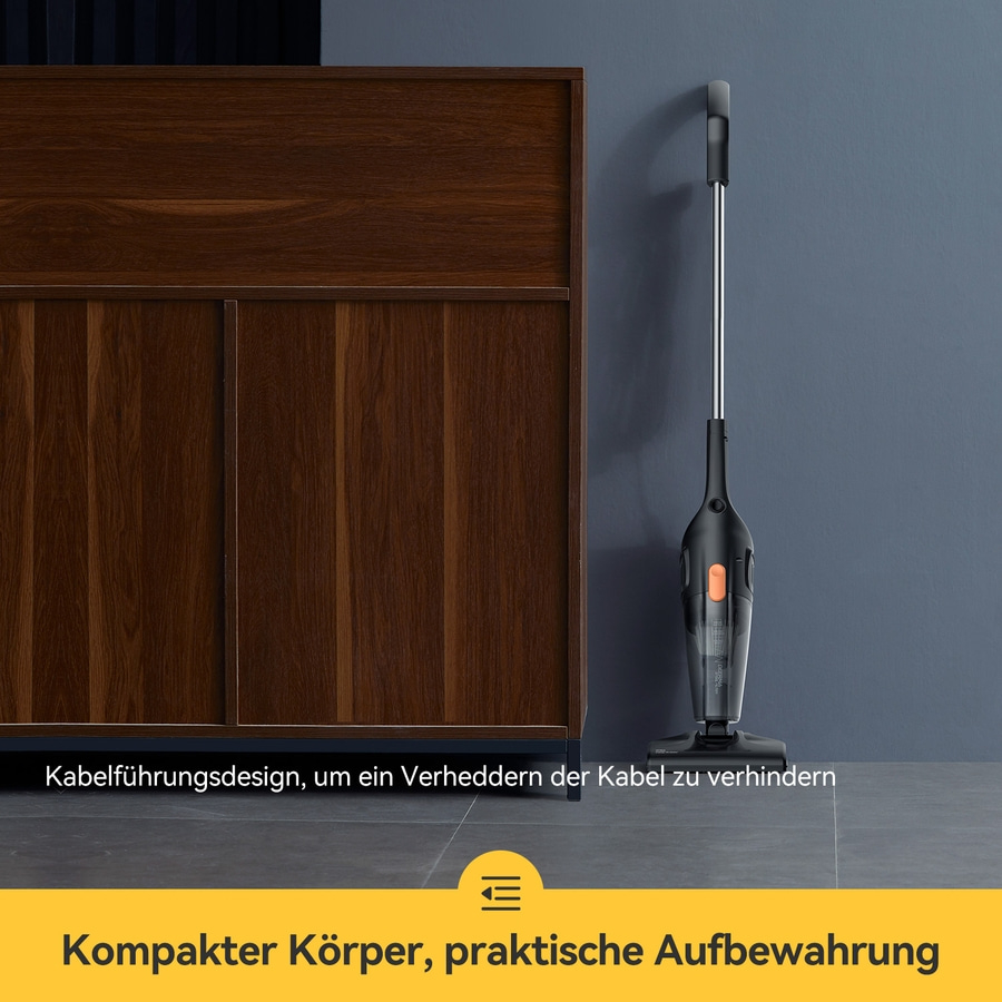 DEERMA Staubsauger Stielstaubsauger Zyklon 600 W B-Ware