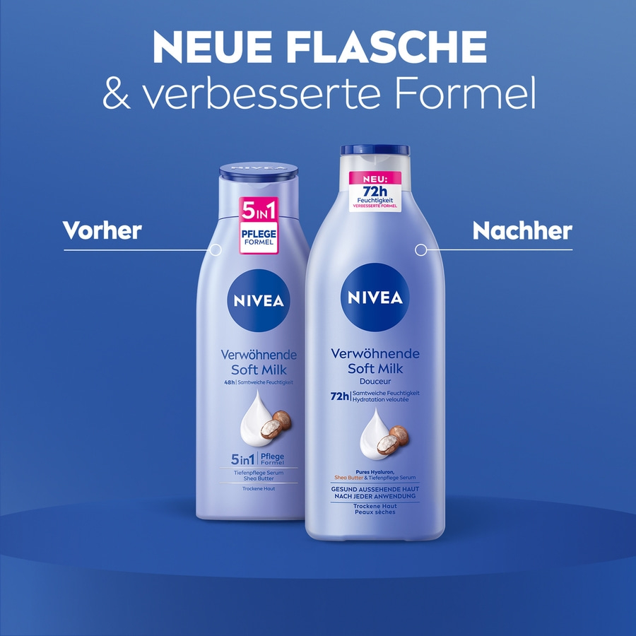 NIVEA Body Verwöhnende Soft Milk 3 x 400ml