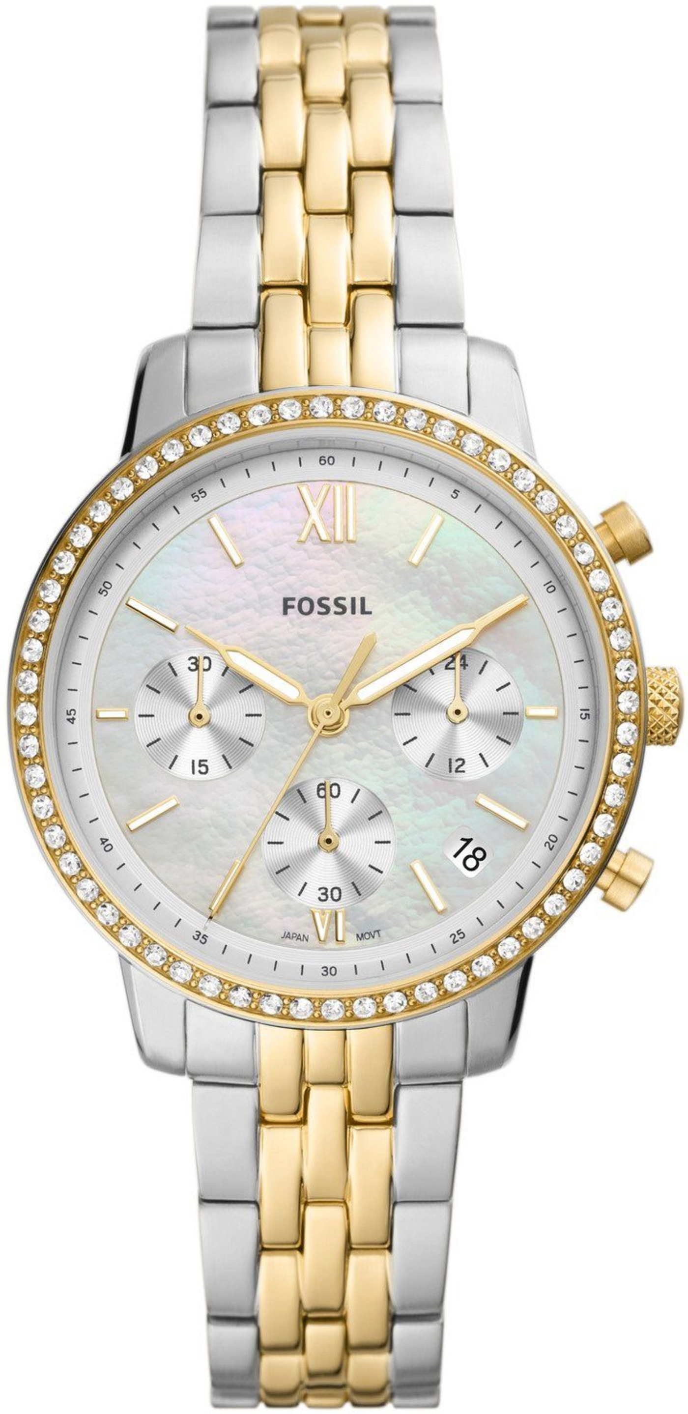 FOSSIL Damen Armbanduhr Chronograph NEUTRA ES5216 Damenuhr Edelstahl