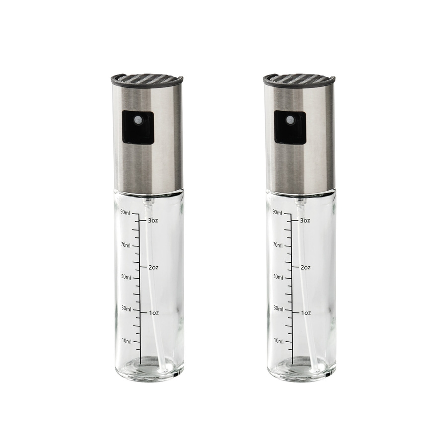 BETTY BOSSI Sprühflasche Öl und Essig 100ml Glas 2 Stk. Feines Zerstäuben