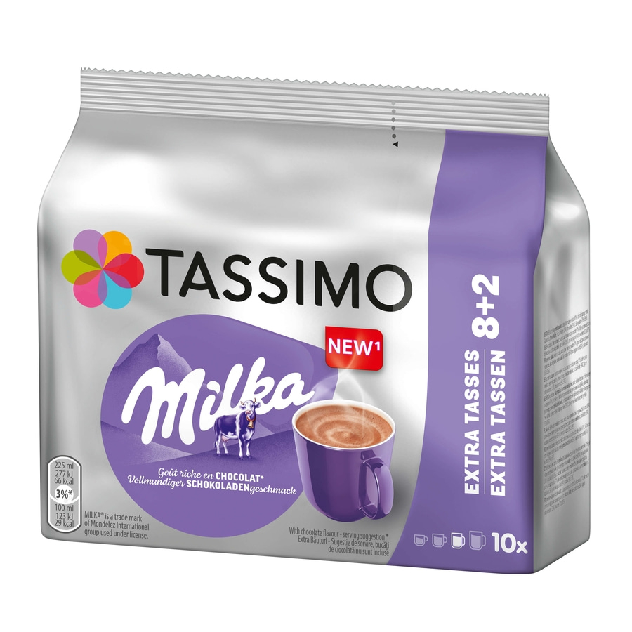TASSIMO Kapseln Milka T Discs Heiße Schokolade Kakao Spezialität 3 x 10 Getränke