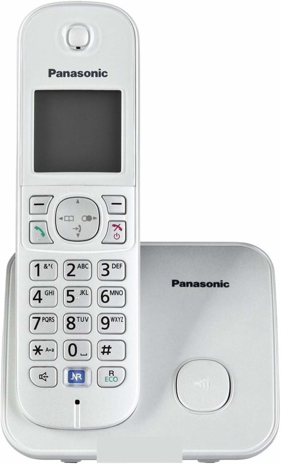 PANASONIC KX-TG6811GS silber schnurlos Telefon strahlungsarm Eco-Funktion