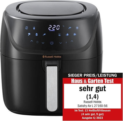 RUSSELL HOBBS Heißluftfritteuse Airfryer Satisfry Air Medium 27160-56 Backen