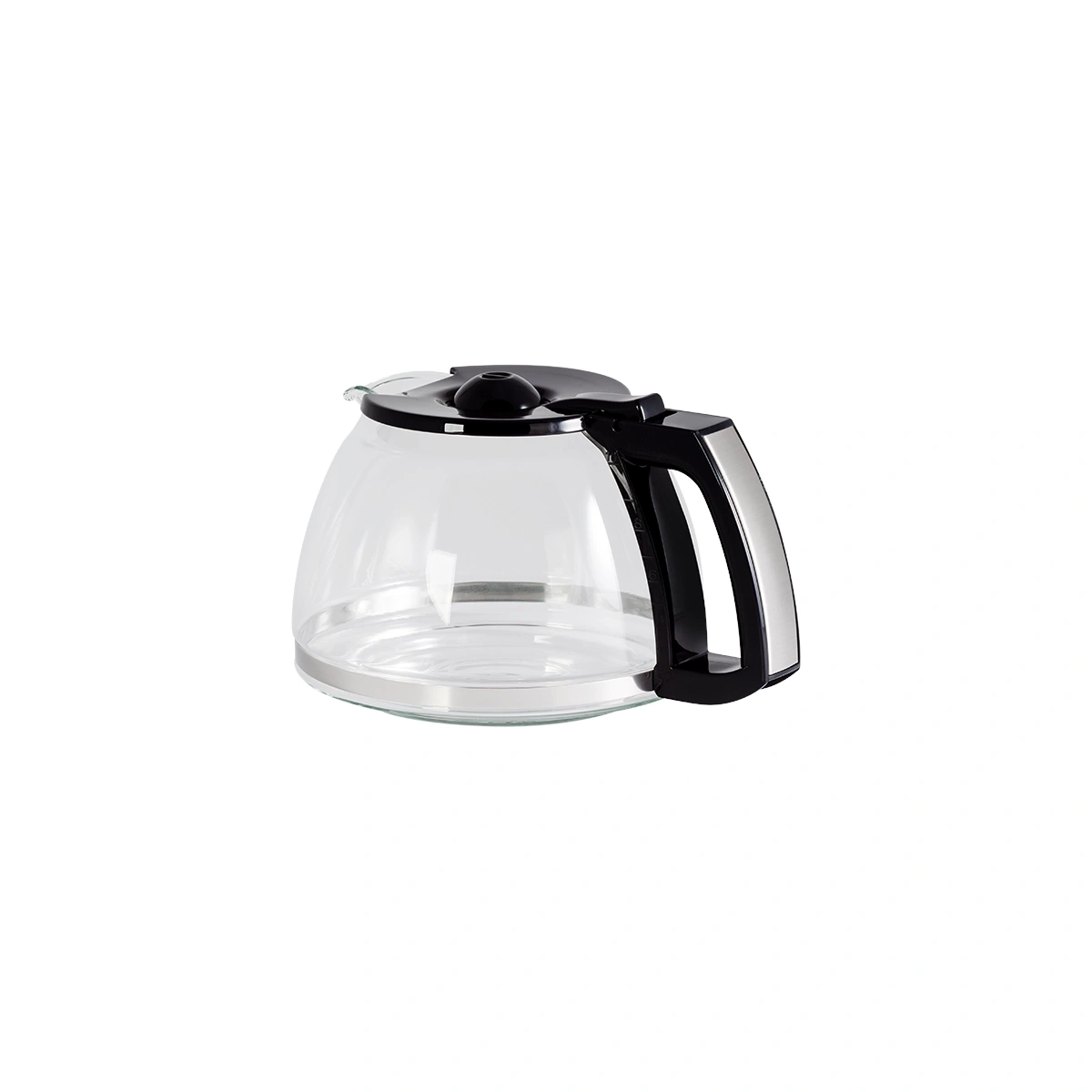 MELITTA Glaskanne Easy Top Ersatzkanne für Filterkaffeemaschine schwarz