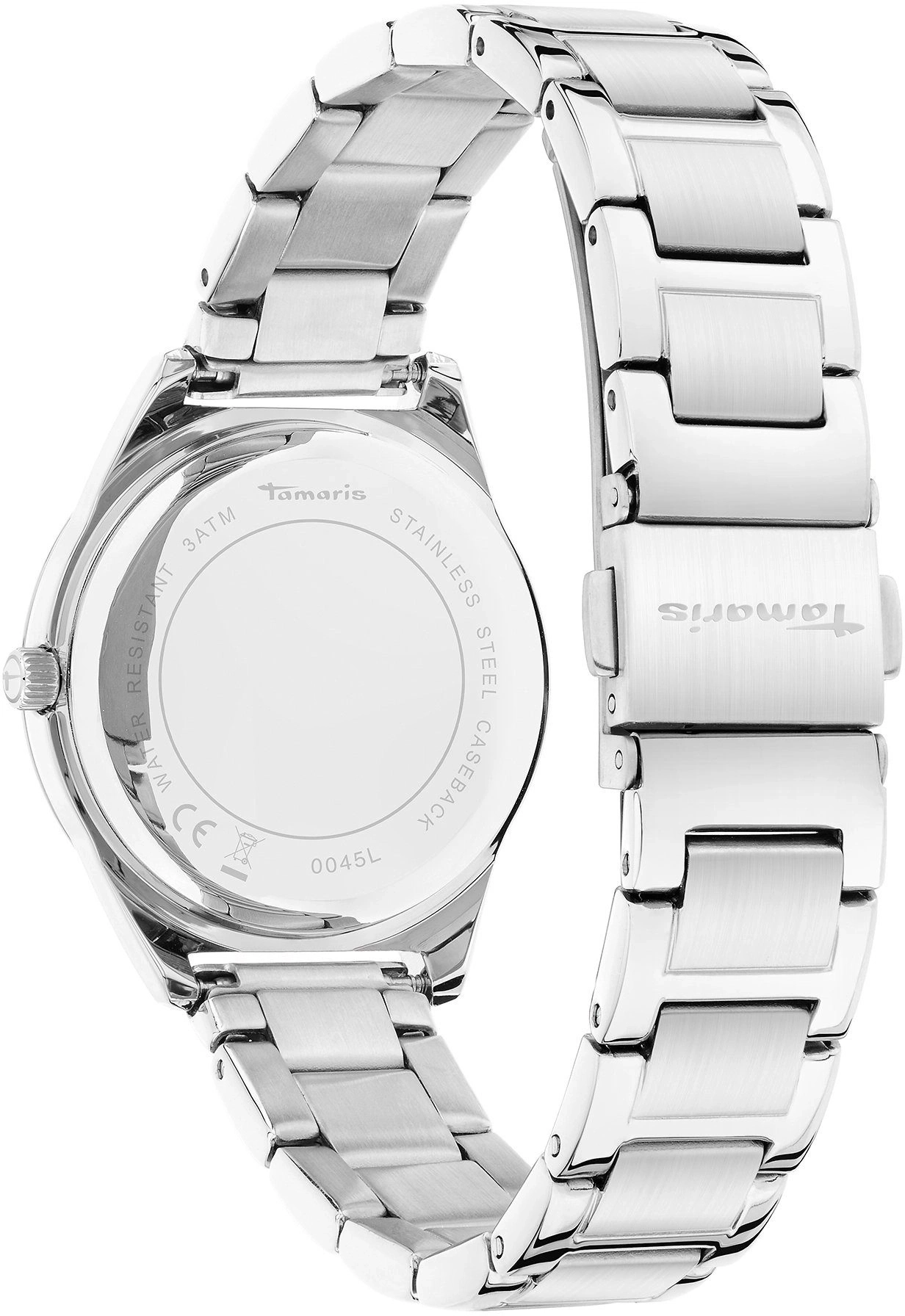 Tamaris Damenarmbanduhr TT-0045-MQ Quarz Mineralglas silberfarben B-WARE