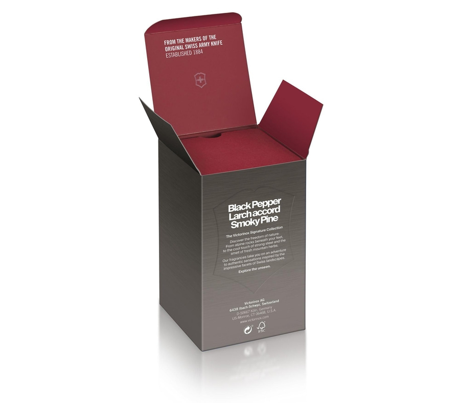 VICTORINOX Black Steel EdT Spray Herrenduft pikant black Pepper 100ml