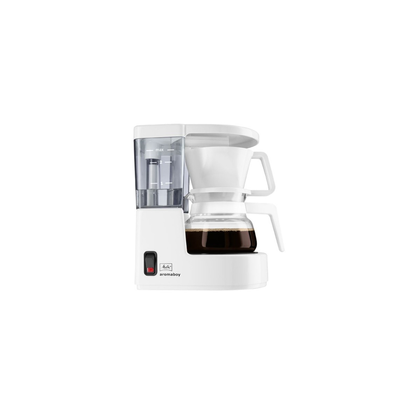 MELITTA Filterkaffeemaschine Aromaboy 1015-01 weiß 1-2 Tassen kompakt retro