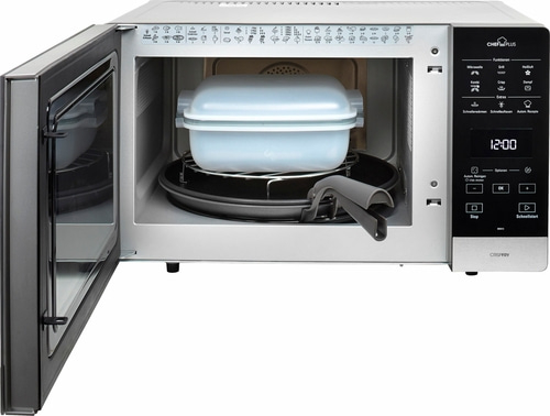 BAUKNECHT Mikrowelle MW 49 SL Grill Heißluft 25L Garraum 800W Edelstahl B-Ware