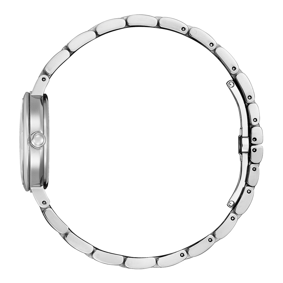 CITIZEN Damen Armbanduhr EM0990-81L Eco-Drive Edelstahl 28 mm silber/blau B-WARE