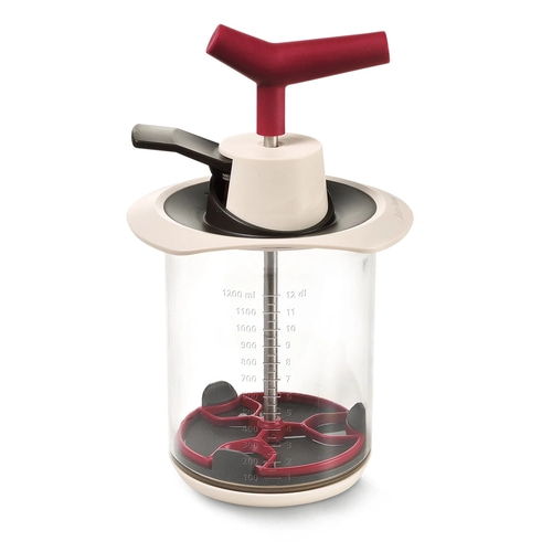 BETTY BOSSI Teig-Blitz Teigportionierer aus Kunststoff für Rot Beige Braun NEU