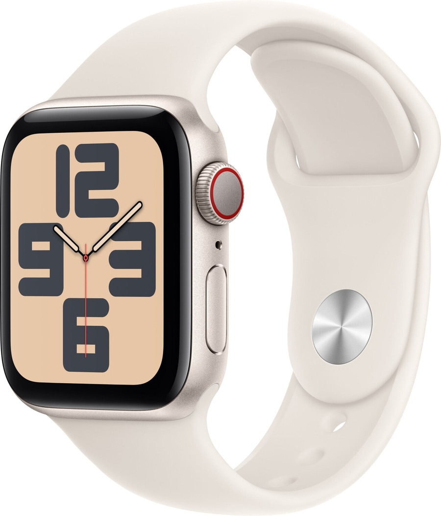 APPLE Watch SE 2024 GPS+Cell 44mm Aluminium Sportband beige MXGT3QF/A B-WARE
