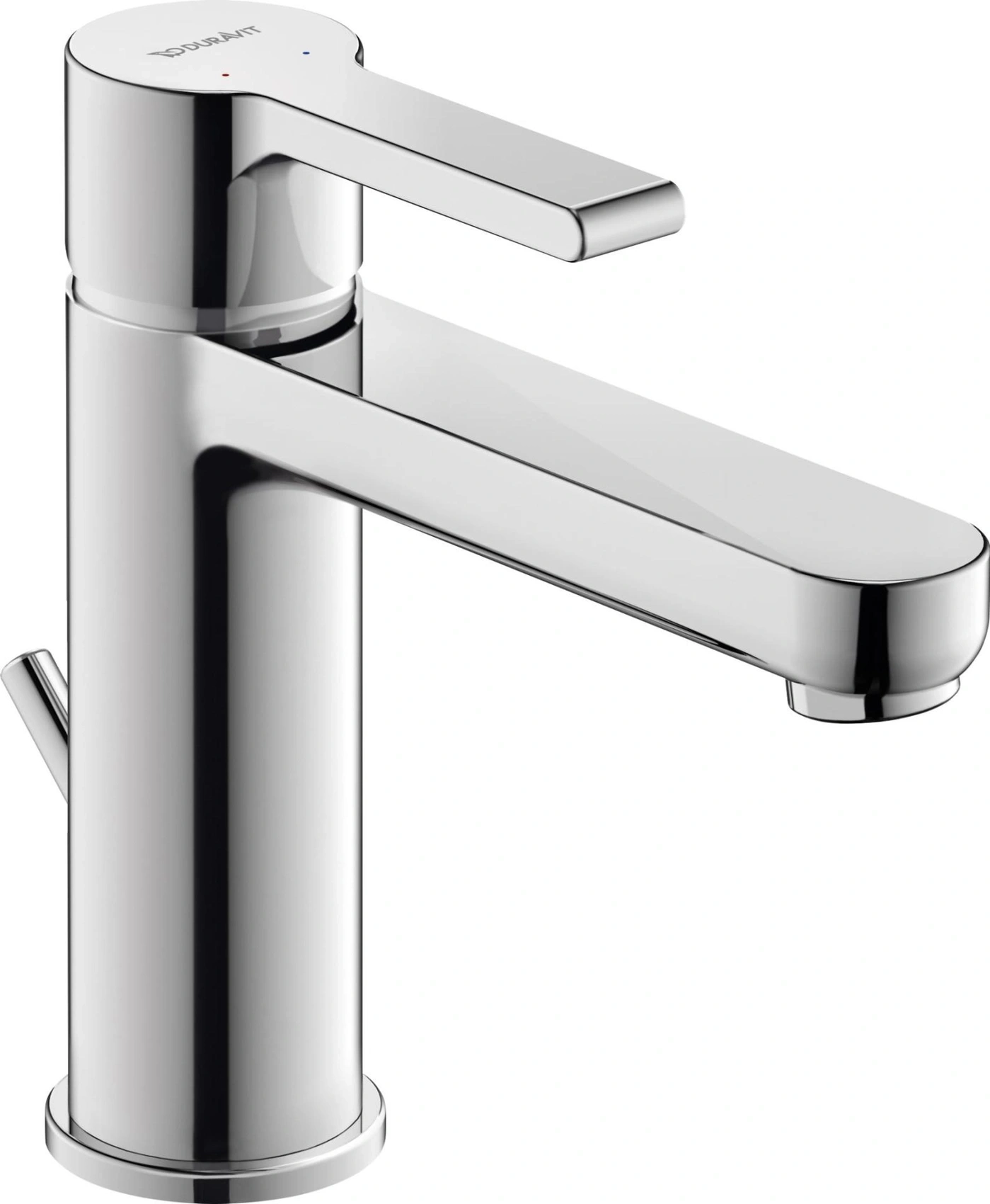 Chrom-Wasserhahn, glänzend, modern, Badezimmer, Waschbecken, Design, Metall, Wasser