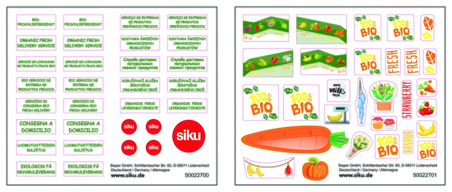 SIKU Streetscooter BIO Lieferdienst 1941 Maßstab 1:50 SIKU SUPER Modellfahrzeug