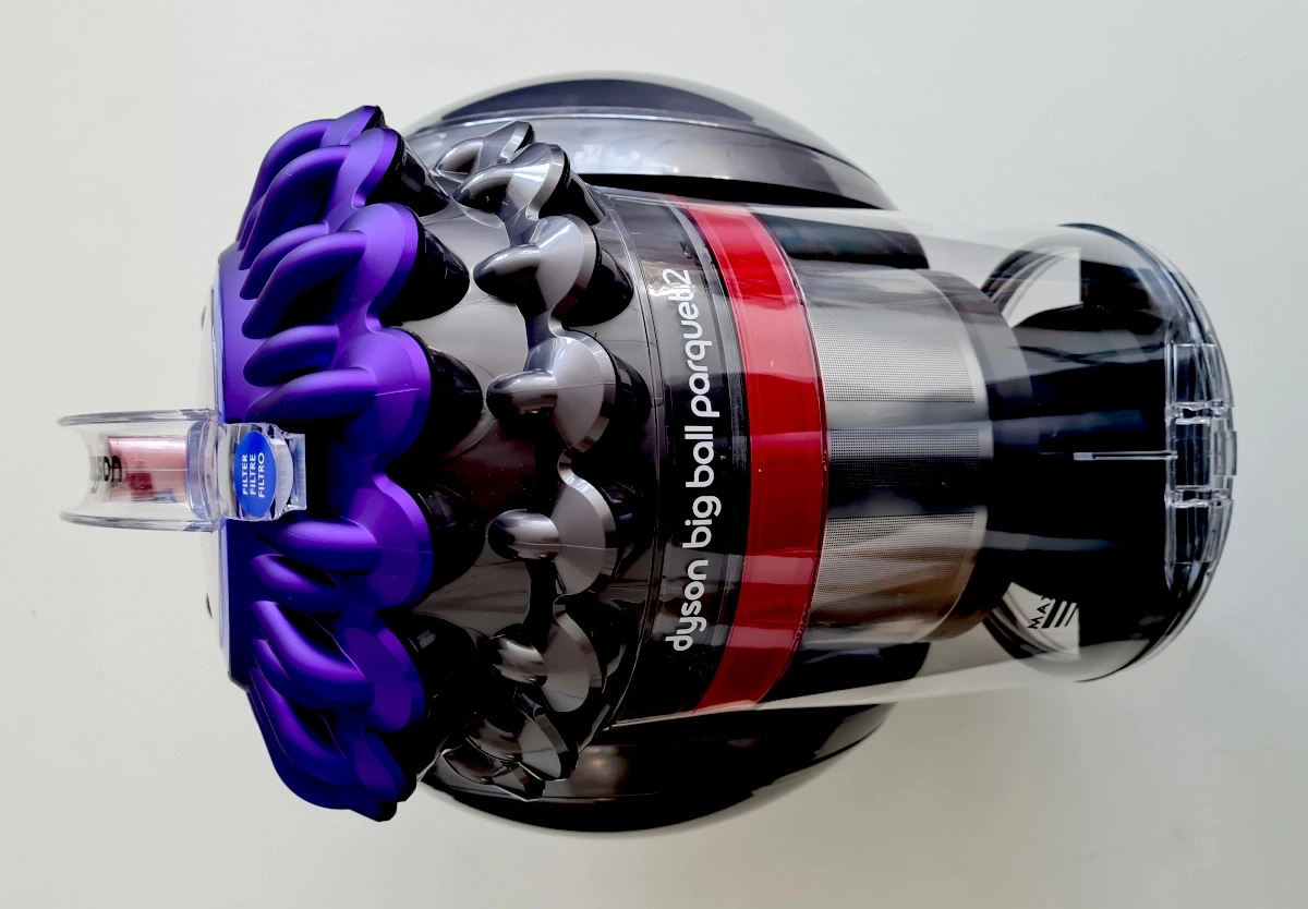 Dyson Big Ball Parquet 2 Staubsauger, lila und schwarz, Nahaufnahme