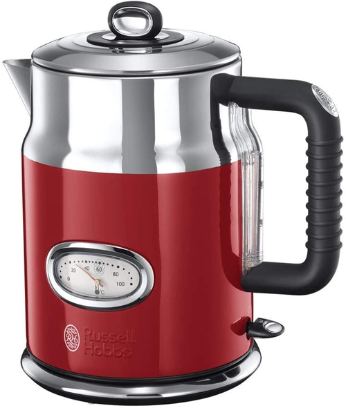 RUSSELL HOBBS Wasserkocher Retro Ribbon Red 21670-70 1,7 L kabellos 2400 W