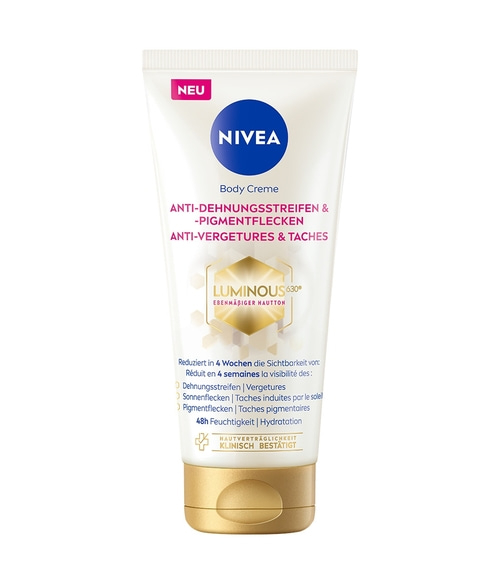 NIVEA Anti-Dehnungsstreifen + Pigmentflecken LUMINOUS630® Body Lotion 2 x 200ml