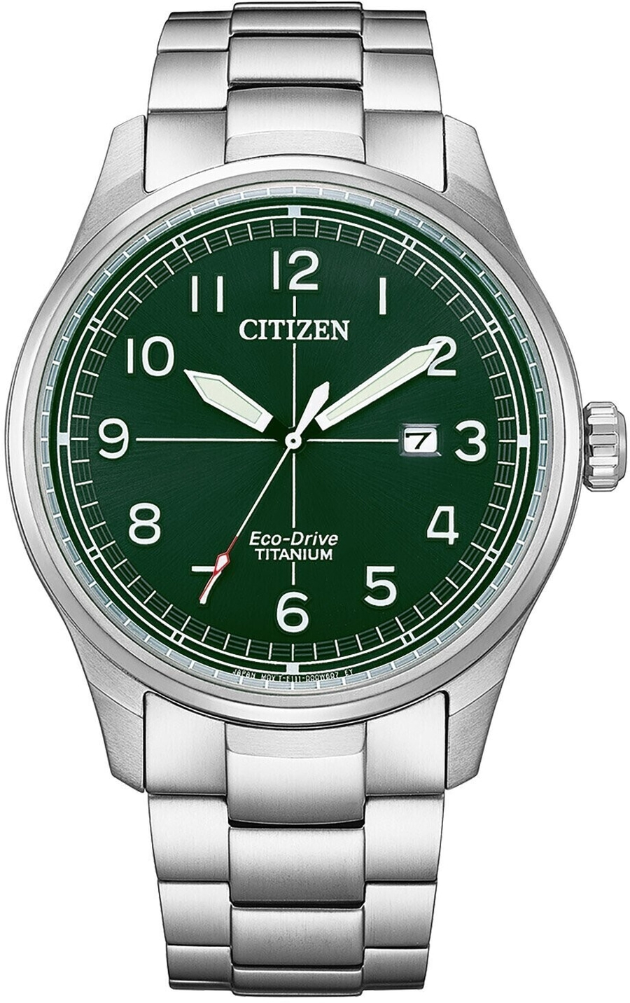 CITIZEN Herren Armbanduhr BM7570-80X Eco-Drive Titan 42 mm Datum B-Ware