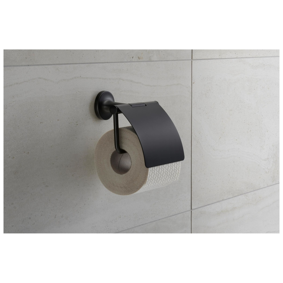 DURAVIT Starck T Toilettenpapierhalter Papierrollenhalter WC Schwarz NEU