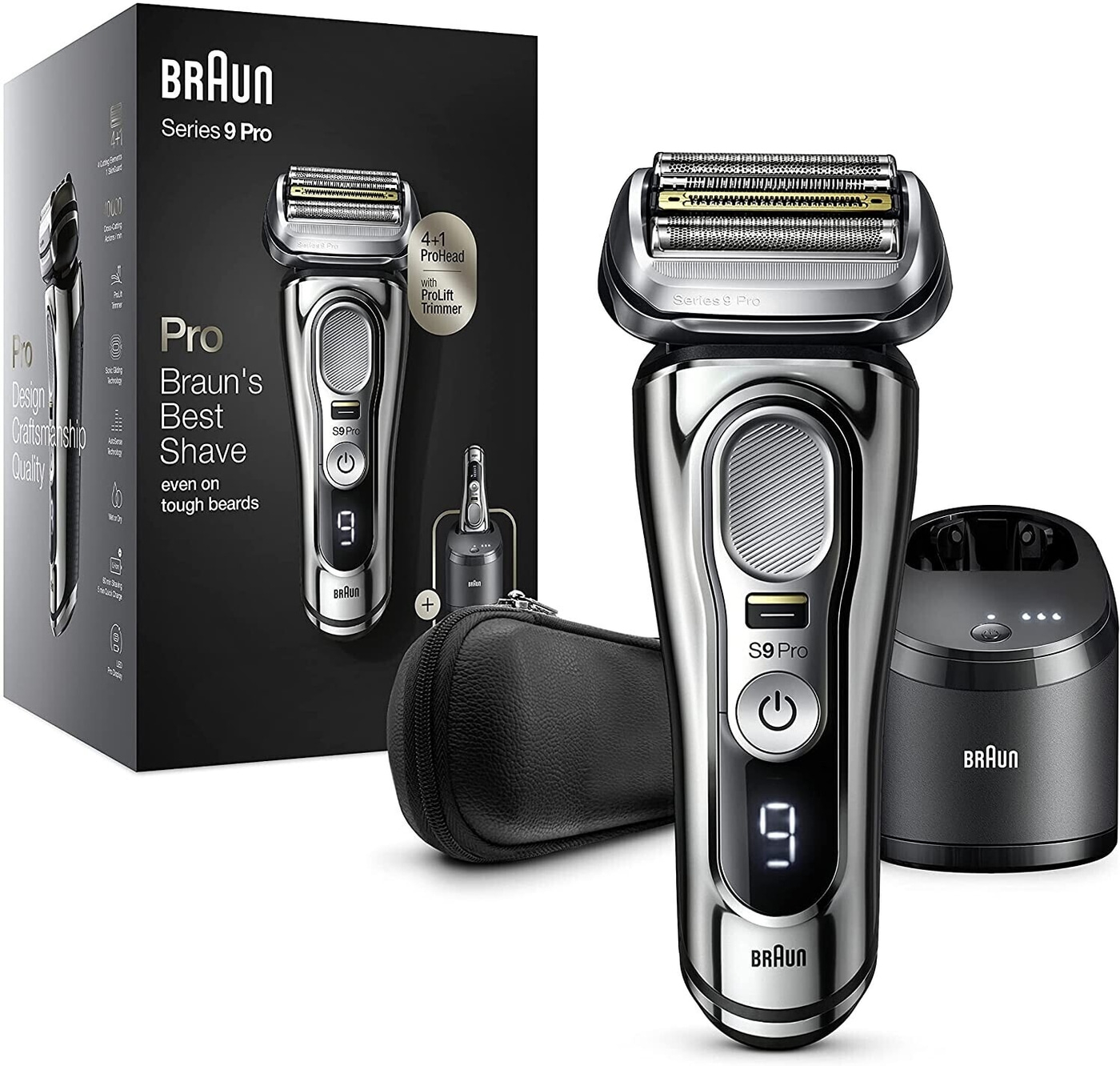 Braun Series 9 Pro Rasierer, ProHead, Braun's Best Shave, Design, Craftsmanship, Qualität