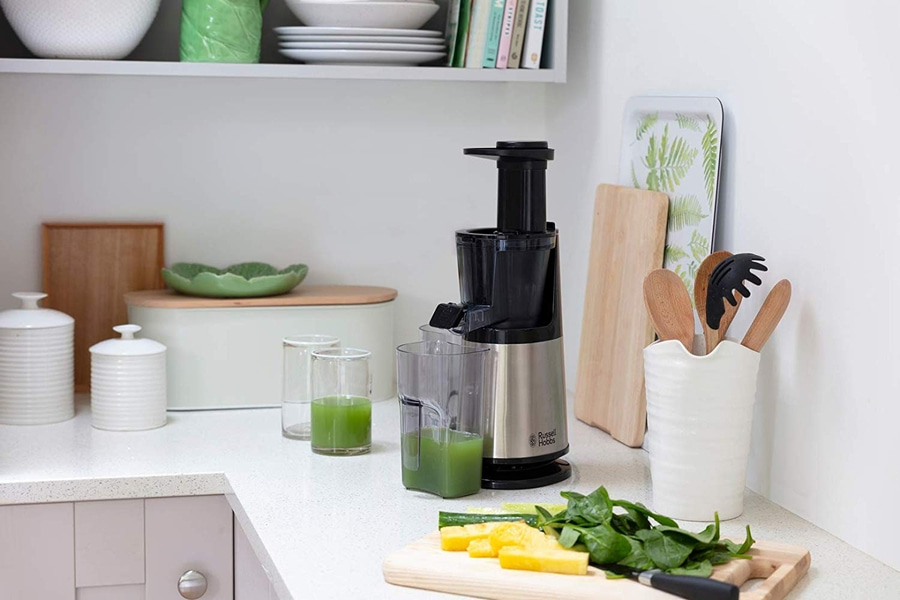 RUSSELL HOBBS Entsafter Slow Juicer 25170-56 Kaltpressverfahren Saftpresse 150W