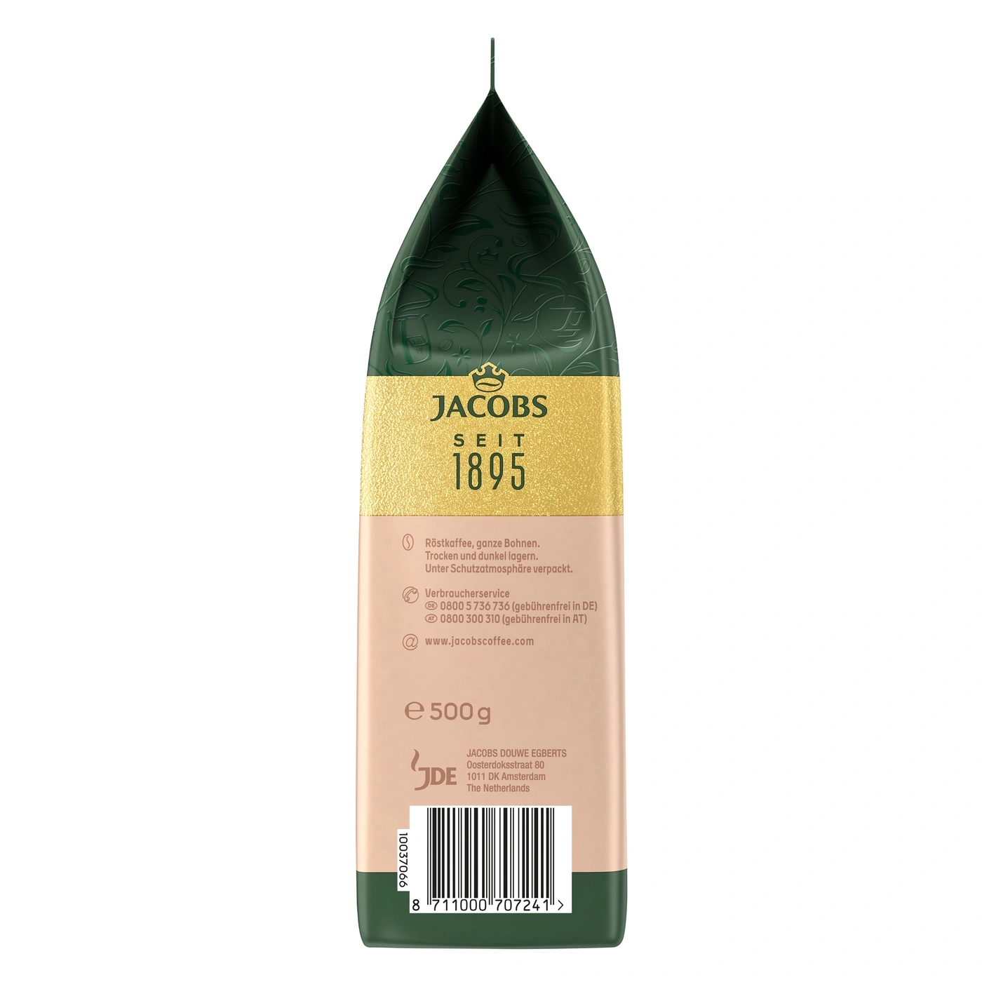 Javapackung von Jacobs Kaffee mit "seit 1895" Schriftzug