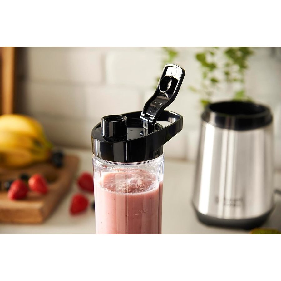 RUSSELL HOBBS Standmixer Smoothie Maker Mix & Go Steel 23472-56 Zerkleinerer