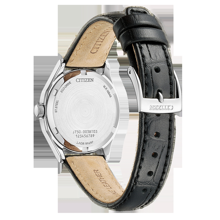 CITIZEN Damen Armbanduhr FE2110-14E Eco-Drive Lederarmband schwarz 31 mm B-WARE