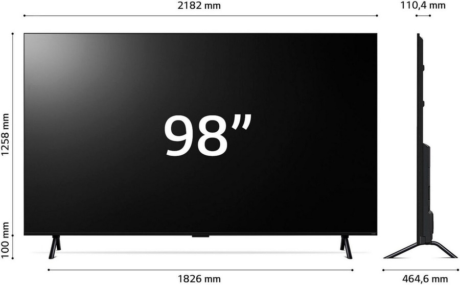 LG Smart-TV 98UT91006LA 249cm/98Zoll LED-Fernseher 4K UHD Bluetooth WLAN B-WARE