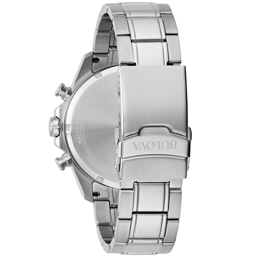 BULOVA 96B395 Armbanduhr Herrenchronograph 43 mm Edelstahl Quarz B-Ware