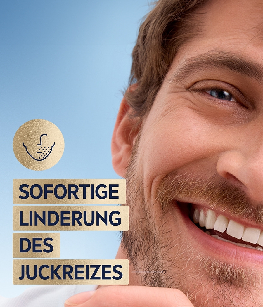 NIVEA MEN Bart & Gesichtspflege Gel Sensitive 24h Feuchtigkeit lindernd 2 x 50ml