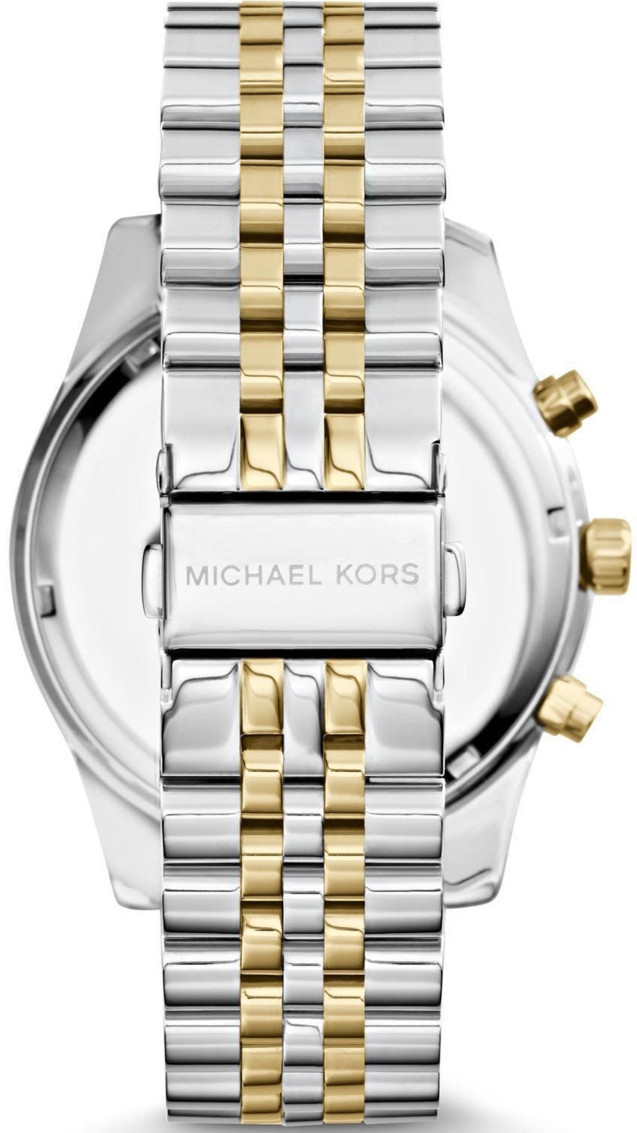 MICHAEL KORS Herrenarmbanduhr LEXINGTON MK8344 Quarz Datum gold silber Michael Kors Uhr, silber und gold, Armband, Nahaufnahme, Detail, Luxus, Mode, Accessoire, Metall
